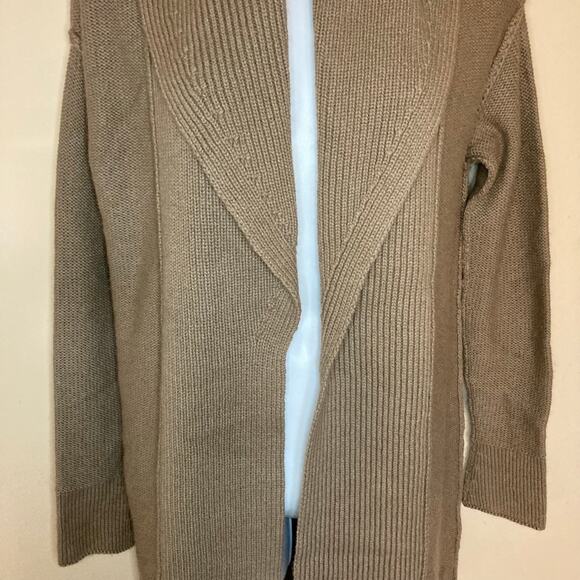 NWT Vince Collared Open Front Sweater Cardigan Alpaca Cashmere Wool Size Small - Picture 3 of 16